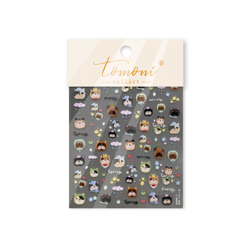 365nails: "Cute Puppy & Friends" – nail art stickers