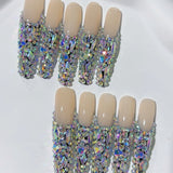 Nude Base Full Crystal Luxe Press On Nail Set