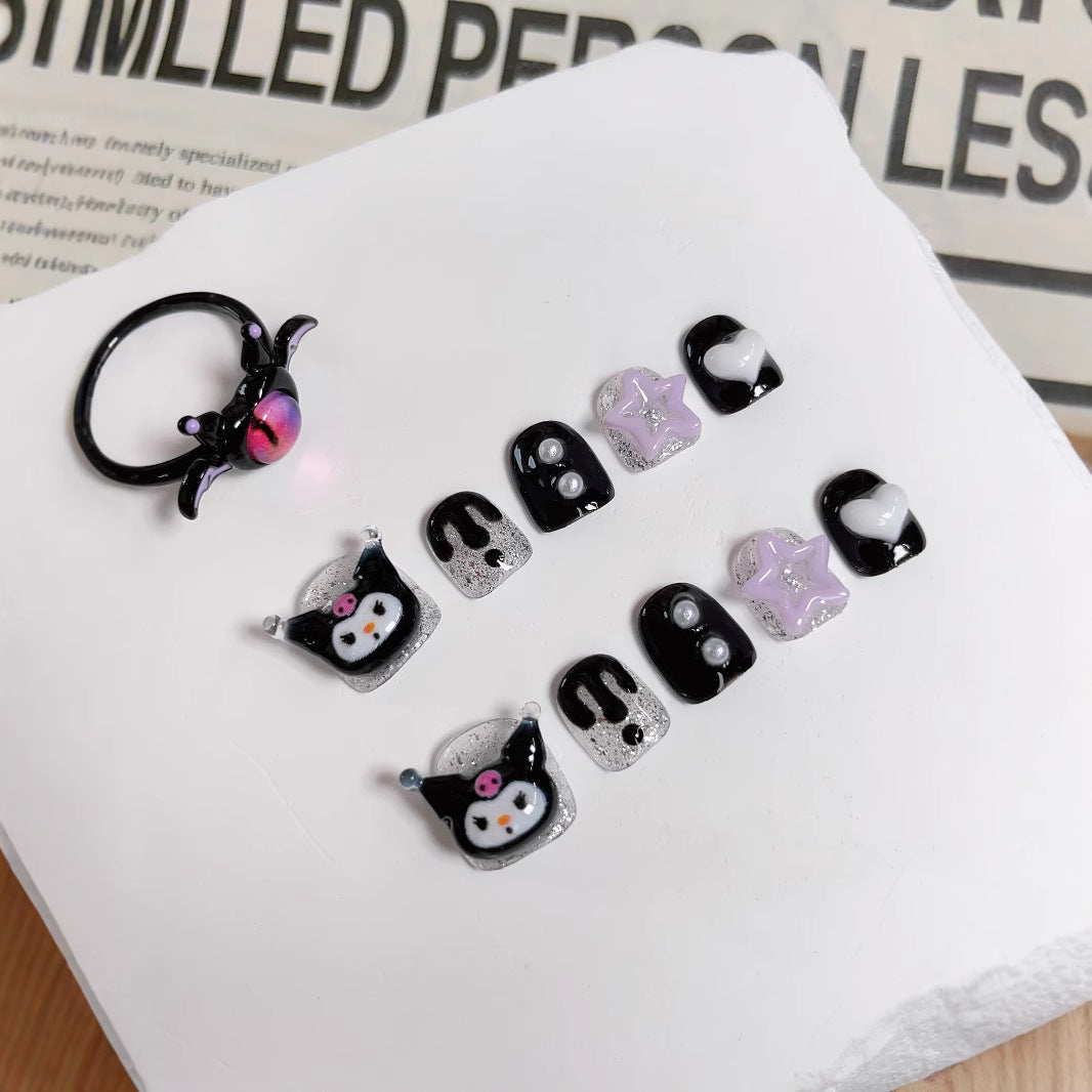 Children's special cute cartoon nail art 3-12 years old girls and children nail art film