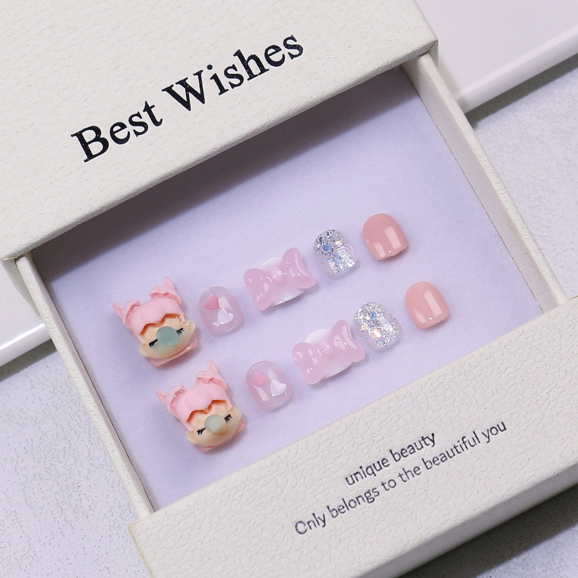 Children's special cute cartoon nail art 3-12 years old girls and children nail art film