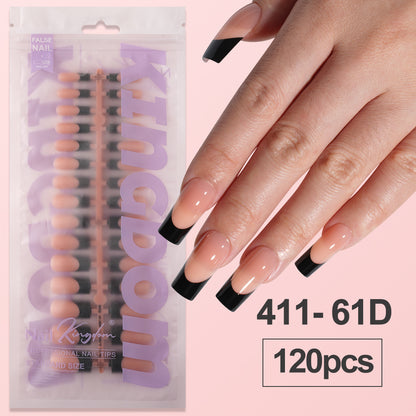 Nail Tips French prefabricated nail pads, whole bags, new non-marking removable fake nail patches, French press on nails