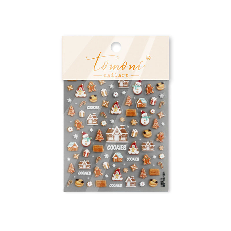 365nails: "Christmas Gingerbread" – Nail Art Stickers
