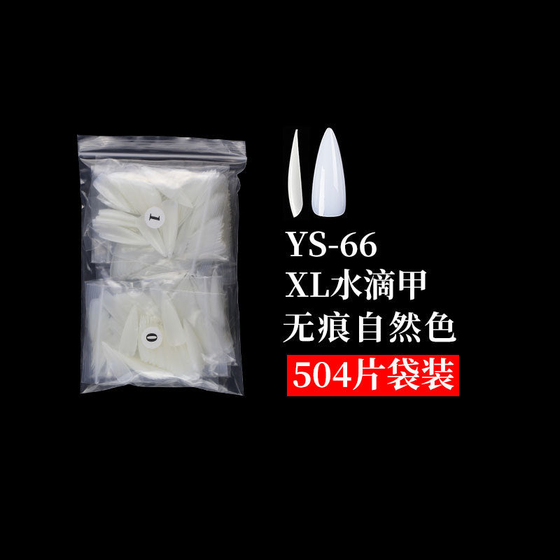 Drama Collection: "Extended Water Drop Nail Tips" – Multi-Size Extended Water Drop Nail Tips