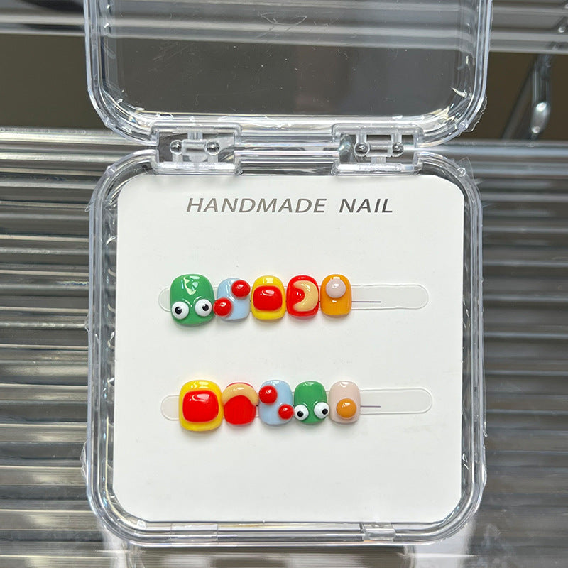 Cute Cartoon Kids Press On Nails Collection