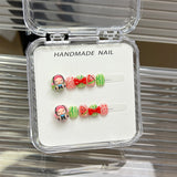 Sweet Cartoon Candy Kids Press On Nails Assorted Set
