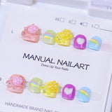 Children's special cute cartoon nail art 3-12 years old girls and children nail art film