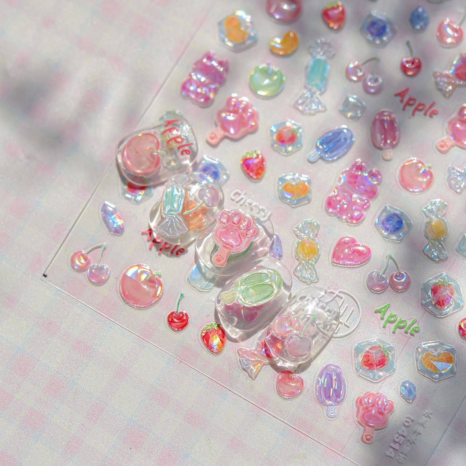 Jelly Fruit Slice – Fresh Summer Nail Art Stickers