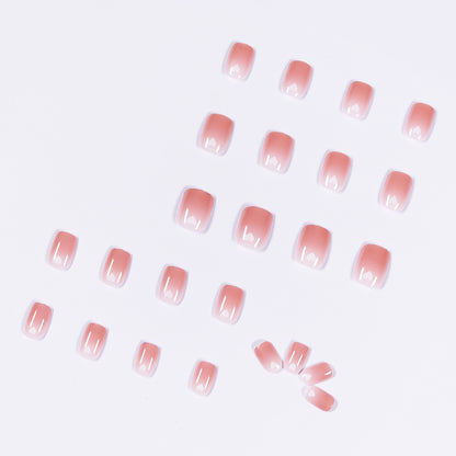 Naked Love Series press-on nails Art Finished Fake Nail Nail Patch Nail Patch Removable Nail Patch Soft Nail｜365nails
