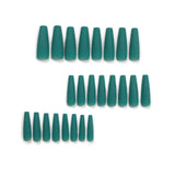 New solid color green wearing nail extra long ballet whitening nail nail piece  fake nail patch factory wholesale｜365nails