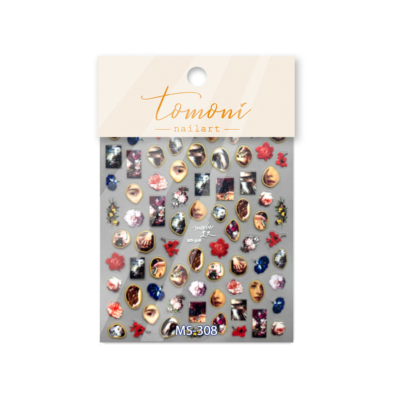 365nails: "Vintage Portrait Frame" – Nail Art Stickers
