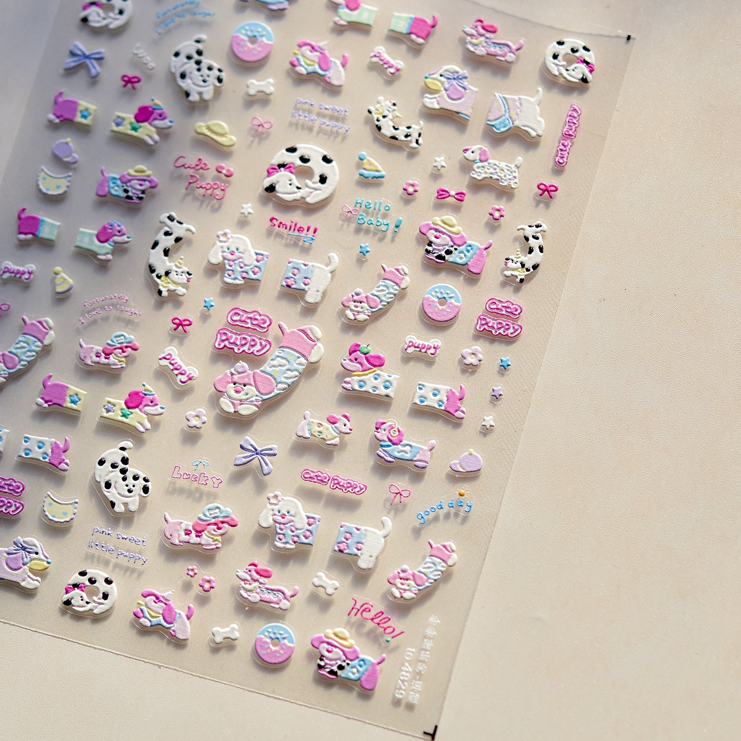365nails: "Cute Pastel Puppy" – nail art stickers