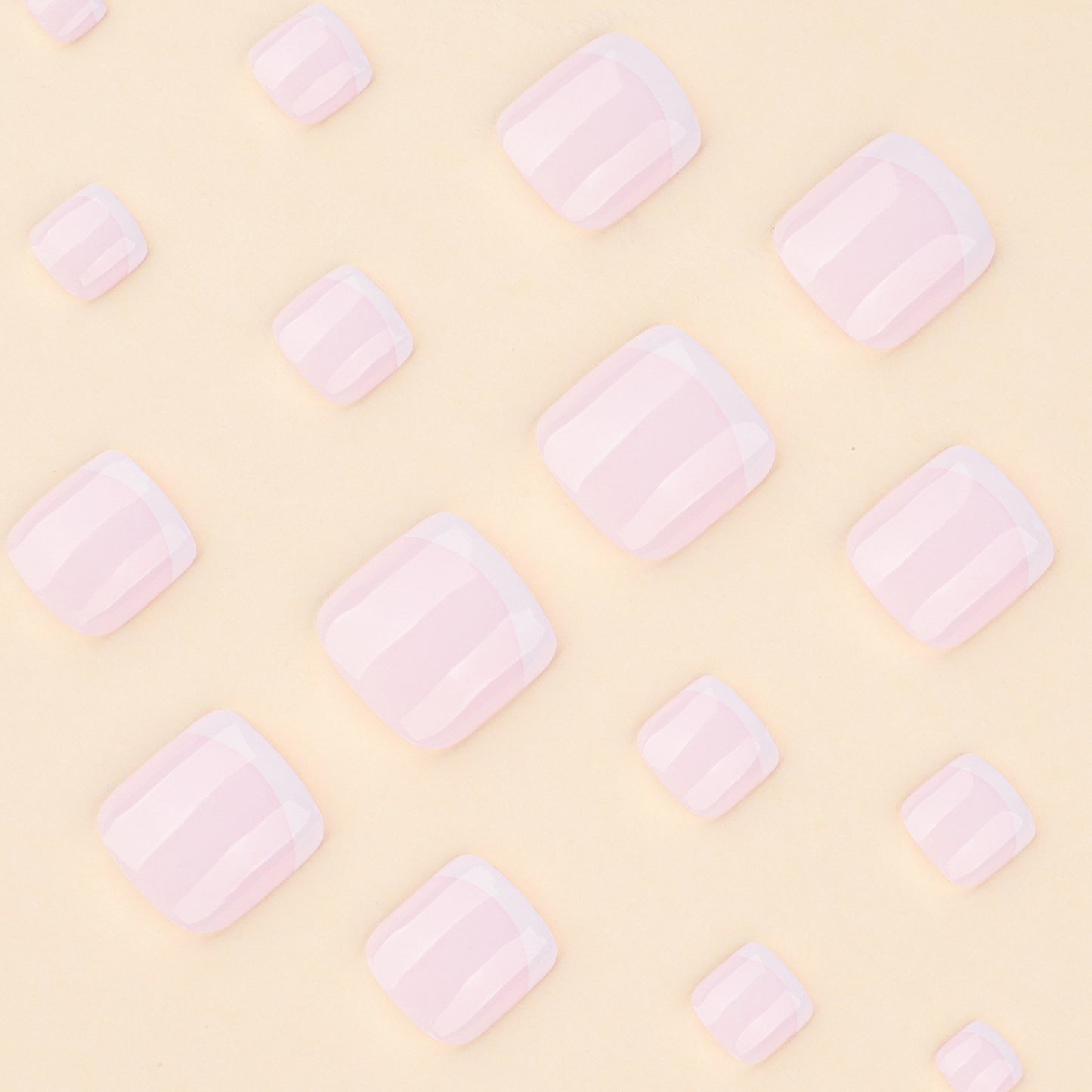 Toenailsfrench toe nail piece casualfrenchwhite toe nail piece toe