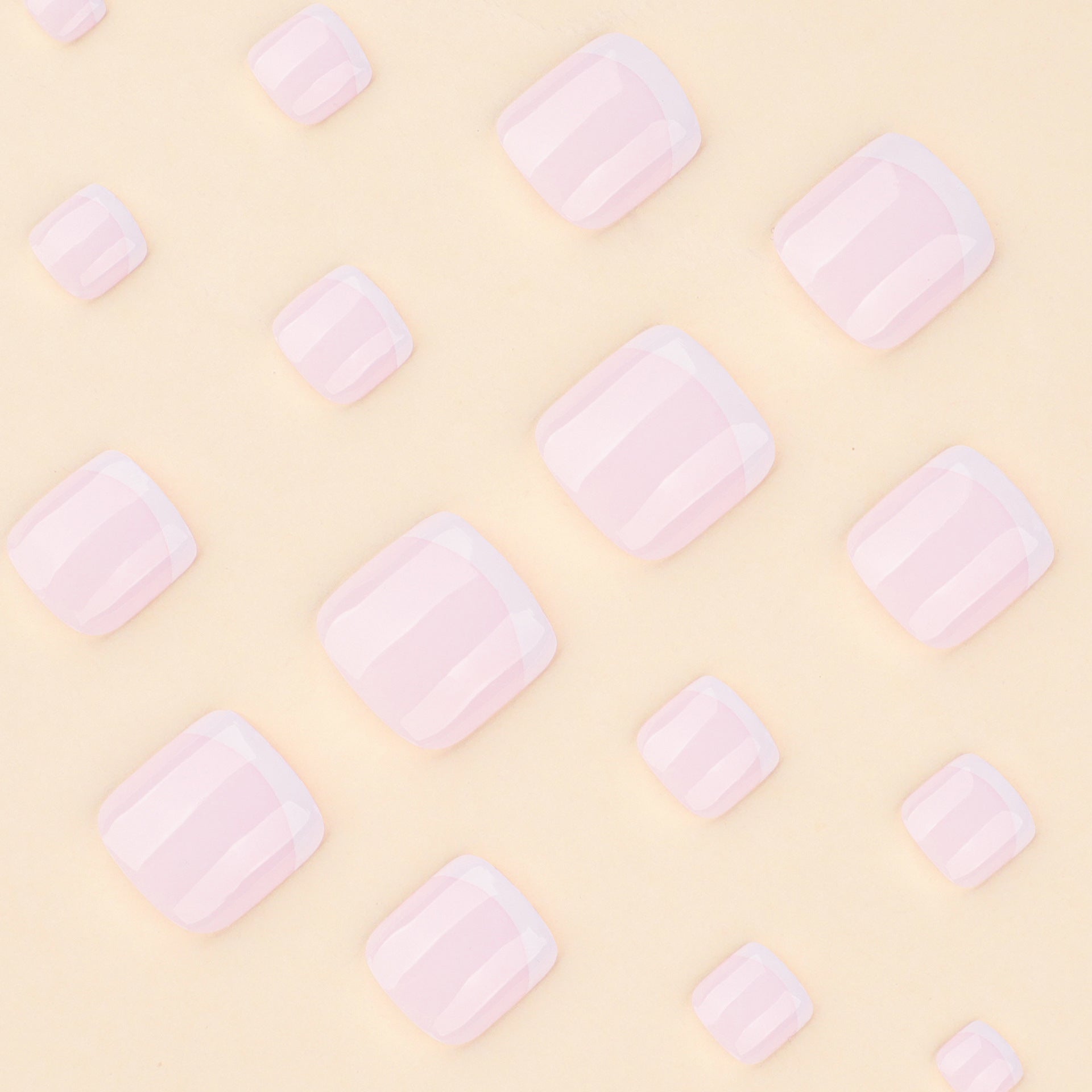 Toenailsfrench toe nail piece casualfrenchwhite toe nail piece toe