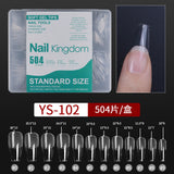 365nails 240PCS Cross-Border Bestseller | No-File Seamless Soft Gel Nail Tips (Half/Full Matte Options)