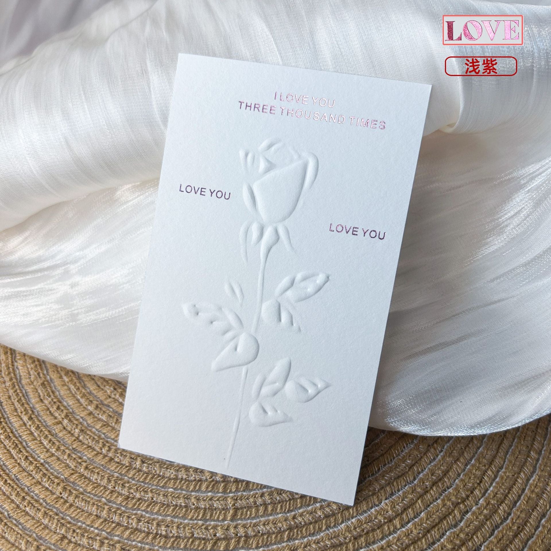 Embossed Gold Cotton Display Cards for Press On Nails (MOQ=50)