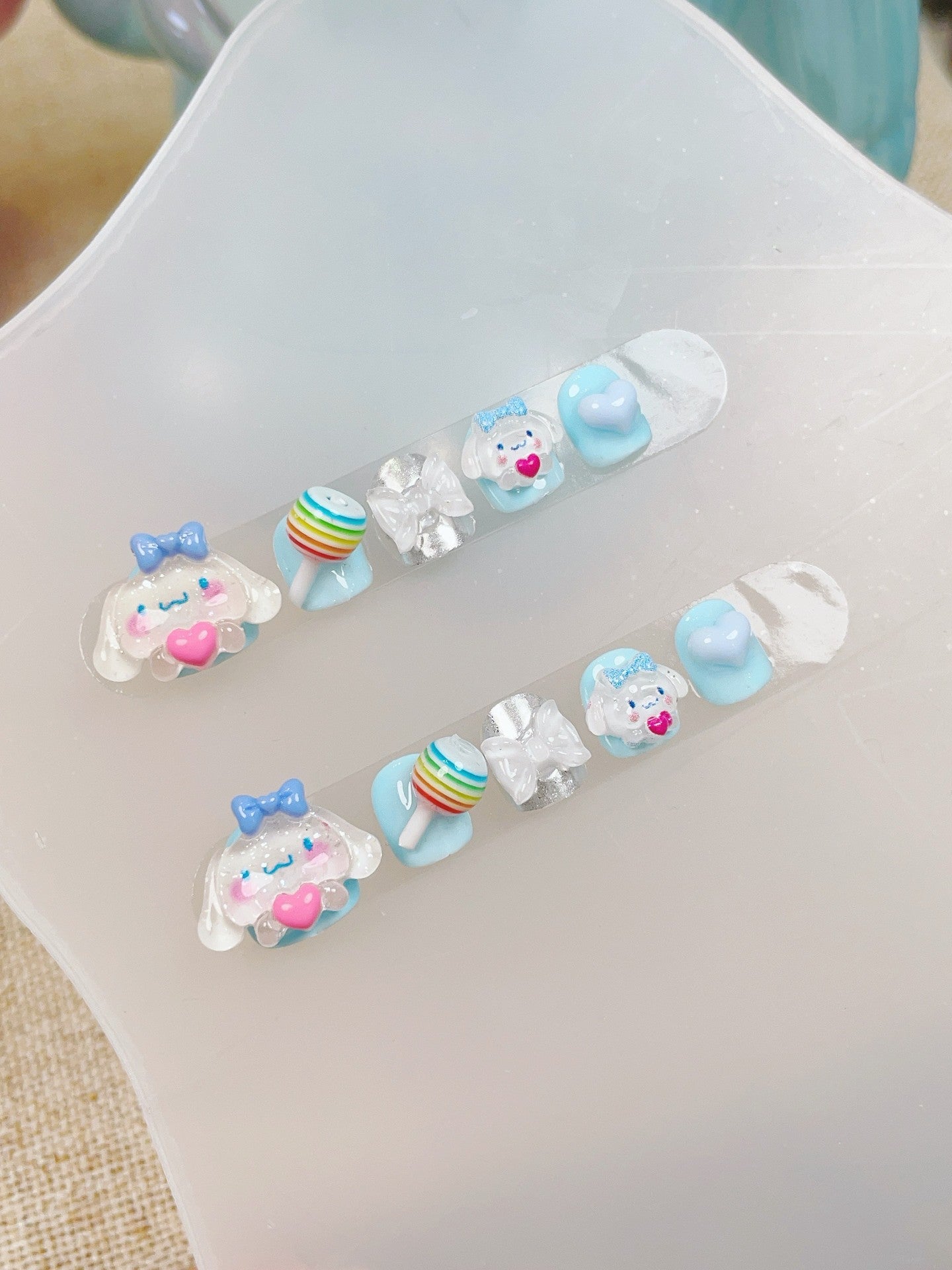 Children's special cute cartoon nail art 3-12 years old girls and children nail art film