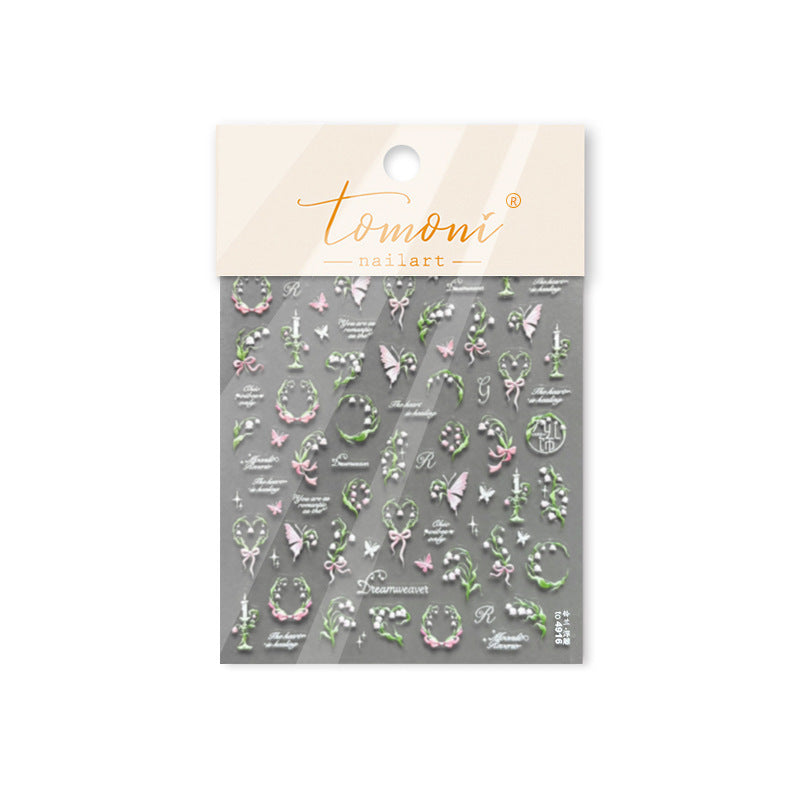 365nails: "Lily of the Valley Romance" – nail art stickers