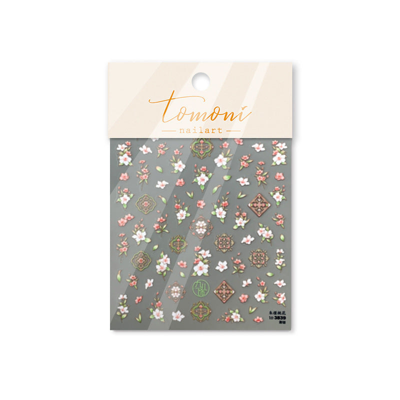 365nails: "Traditional Peach Blossom" – nail art stickers