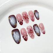 Rose Twilight Series Press-On Nails