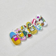 365nails: "Crayon Shin-chan Cute Cartoon" – nail art stickers