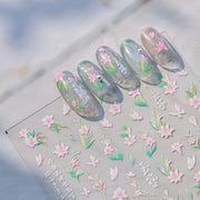 365nails: "Ink Wash Mountain & Cloud" – nail art stickers