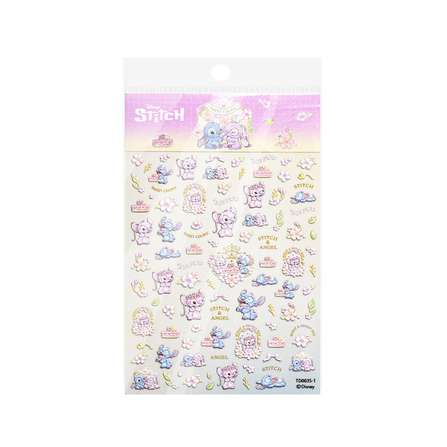 365nails : « Disney Stitch et Angel Sakura » – Stickers de nail art