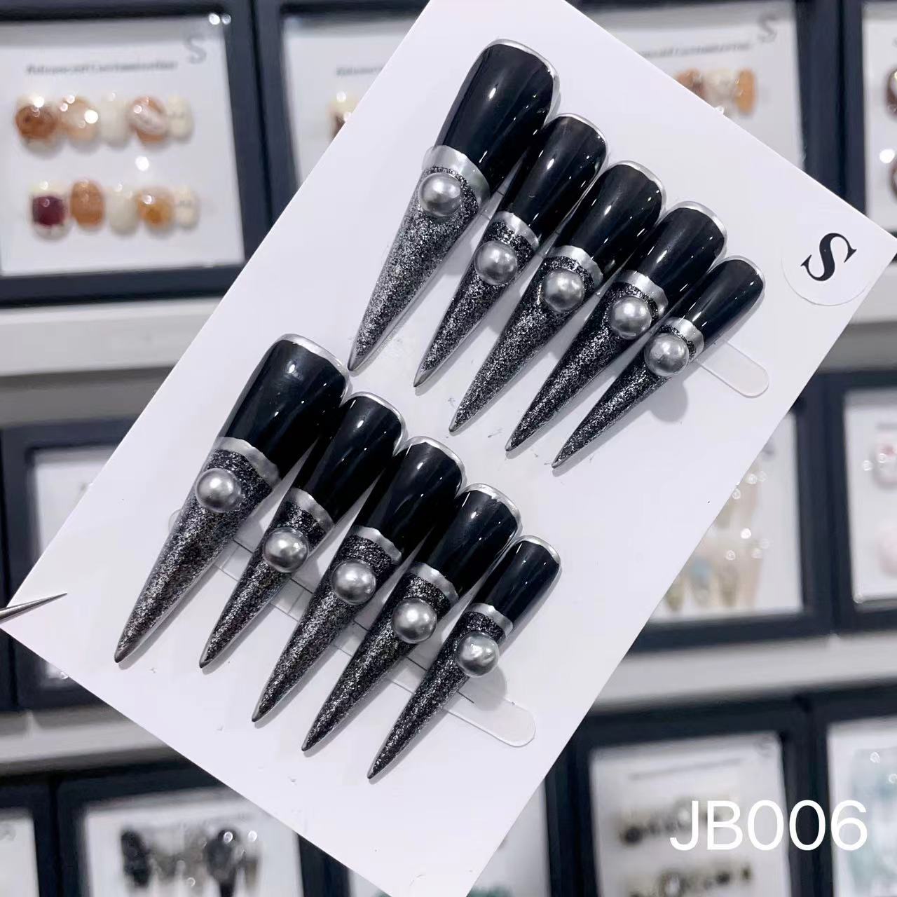 Extra Long 5.5cm Stiletto Press-On Nails Collection | Dozens of Styles | Reusable & Ready to Wear