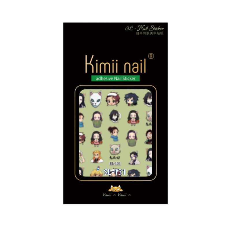 365nails: "Disenchantment Cartoon Character" – nail art stickers