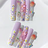 Pastel Ice Cream Candy Cute Press On Nails