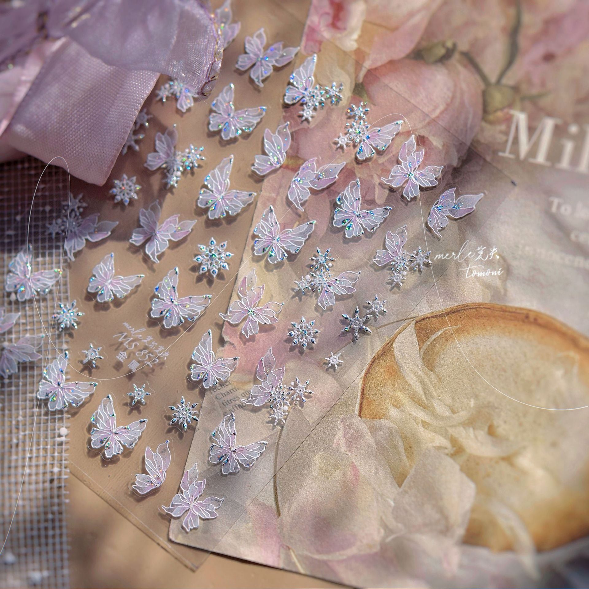 365nails: "Holographic Butterfly" – nail art stickers