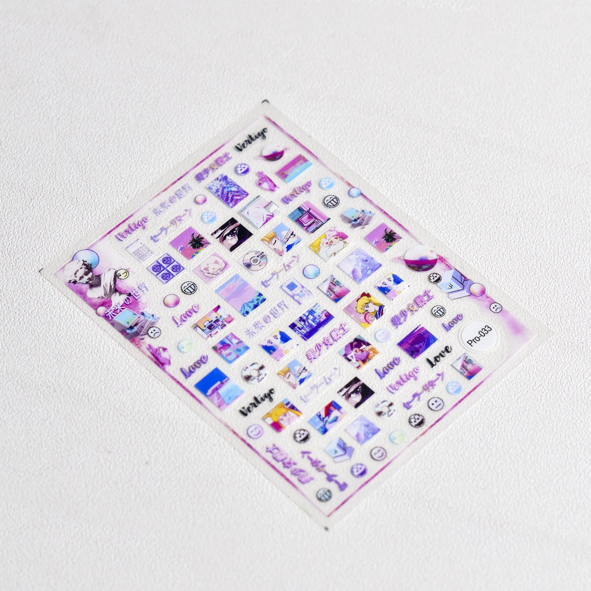 365nails: "Fleur aquarelle rose et violette" – Stickers nail art