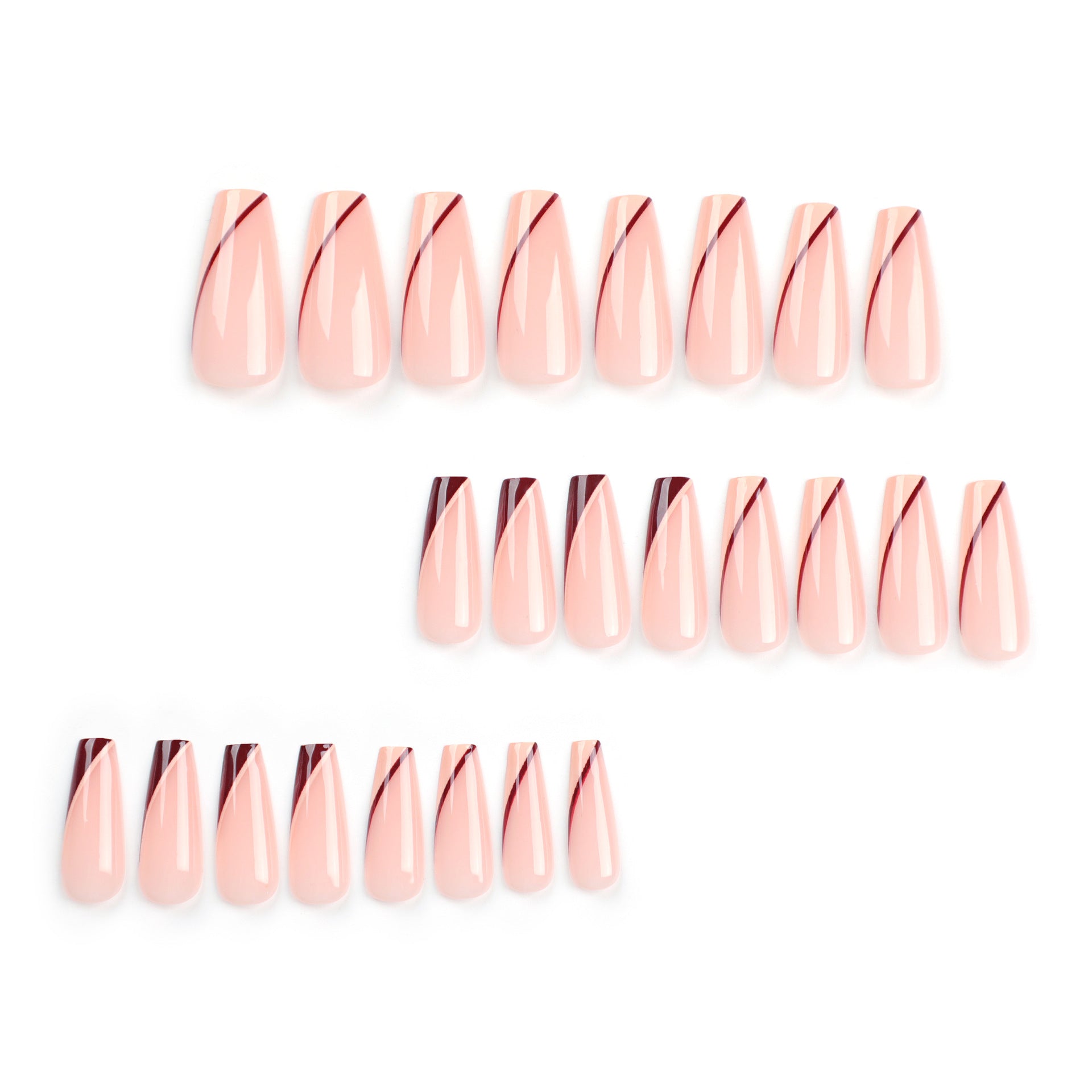 芭蕾風美甲藝術片｜穿戴甲成品｜365nails