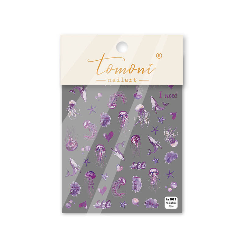 Dreamy Jellyfish – Ocean Nail Art Accent Set