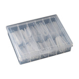 Nail Tips New nail mold 3D three-dimensional 120 pieces boxed nail art extension paper-free fast transparent crystal nail film wholesale