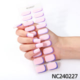 Semi-Cured Gel Nail Strips French Holiday Christmas Halloween Mix Designs (MOQ=3)