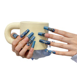 Pure handmade press on nails   nail art fake nails beauty | 365nails