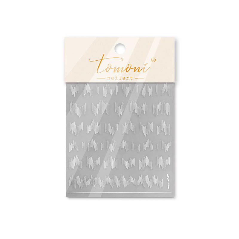 365nails: "Gradient Heartbeat Line" – nail art stickers