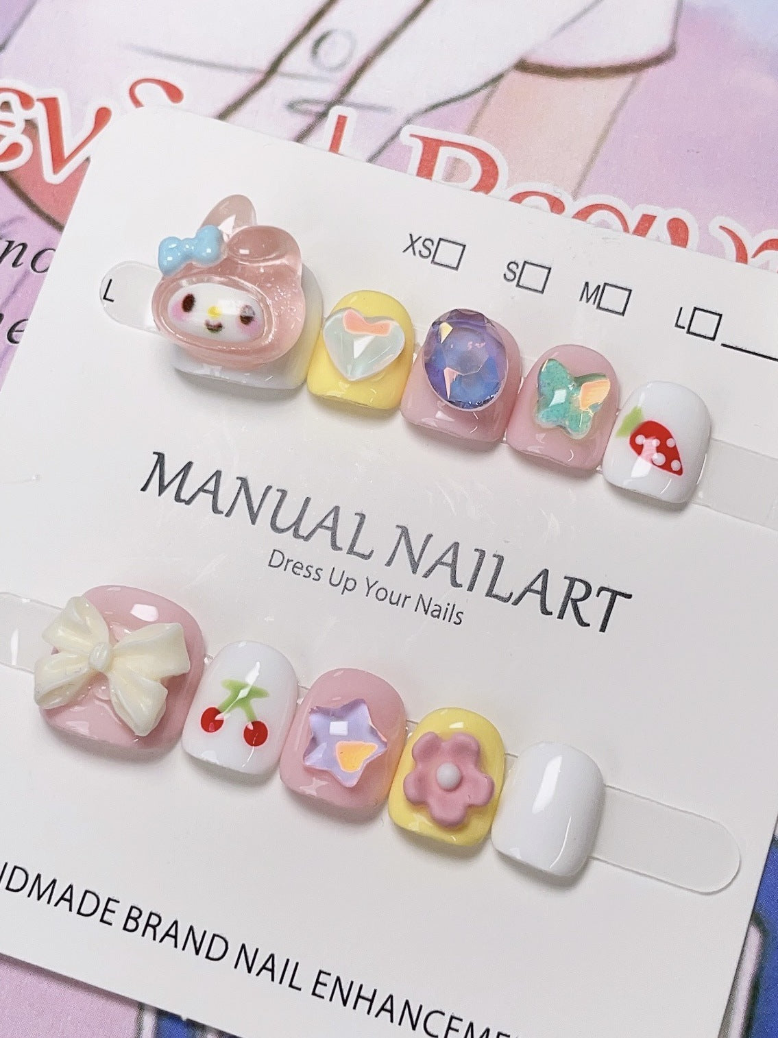 Children's special cute cartoon nail art 3-12 years old girls and children nail art film