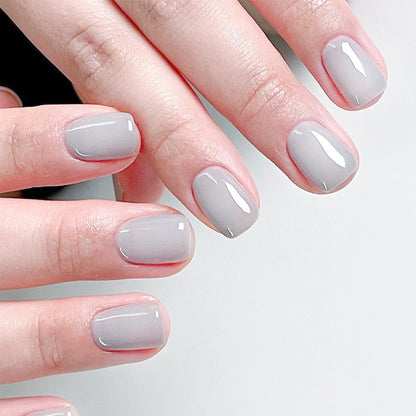 Classic solid color  color s red short square manicure  wholesale｜365nails