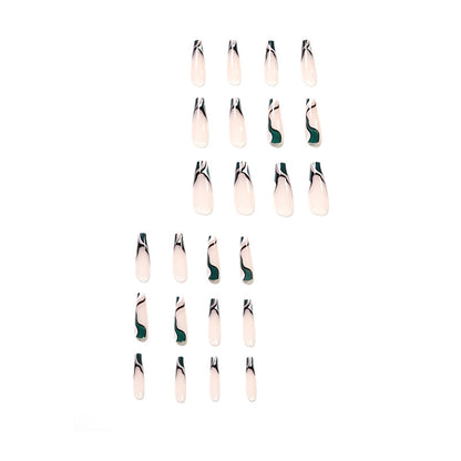 Ink Contrast Color  Wave Nail Art Line nail patch Removable, Nail Patch Nail Art Patch｜365nails