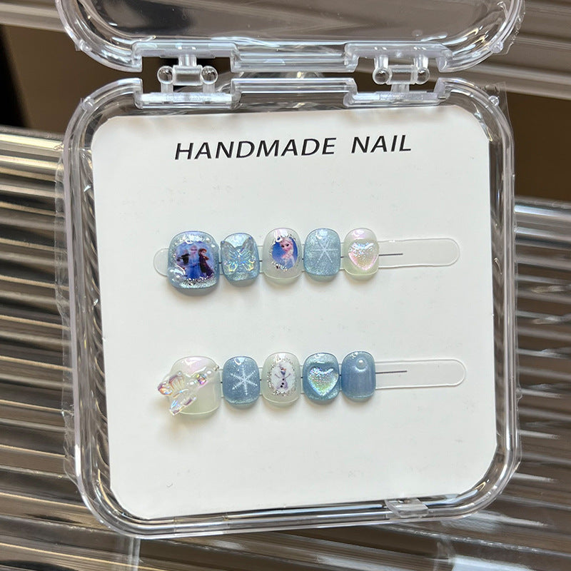 Sweet Cartoon Candy Kids Press On Nails Assorted Set