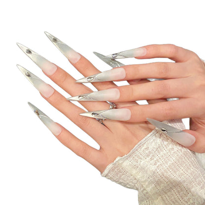 Cool Premium cat eye Metal Sticky Diamond Niche Design Sense New s | 365nails