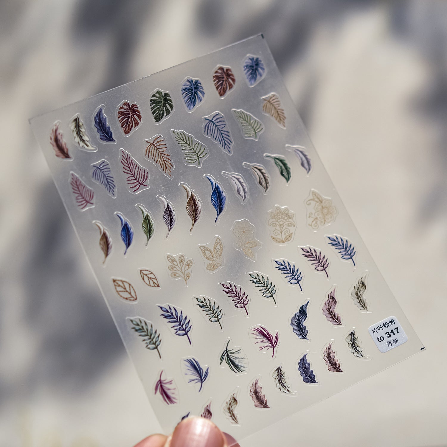 365nails: "Rose Aquarelle Rose" – Autocollants Nail Art