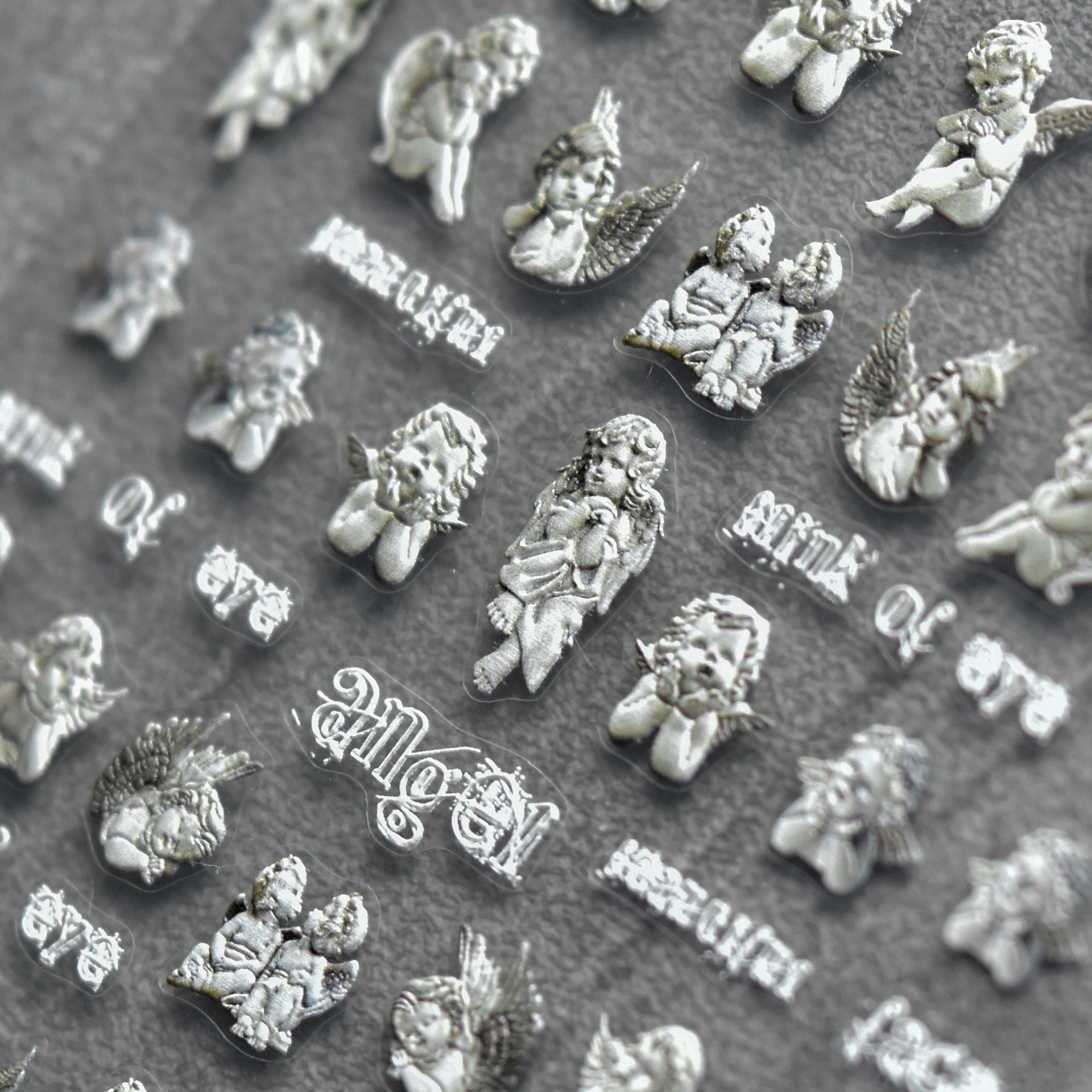 365nails: "vintage angel cherub emboss" – Nail Art Stickers
