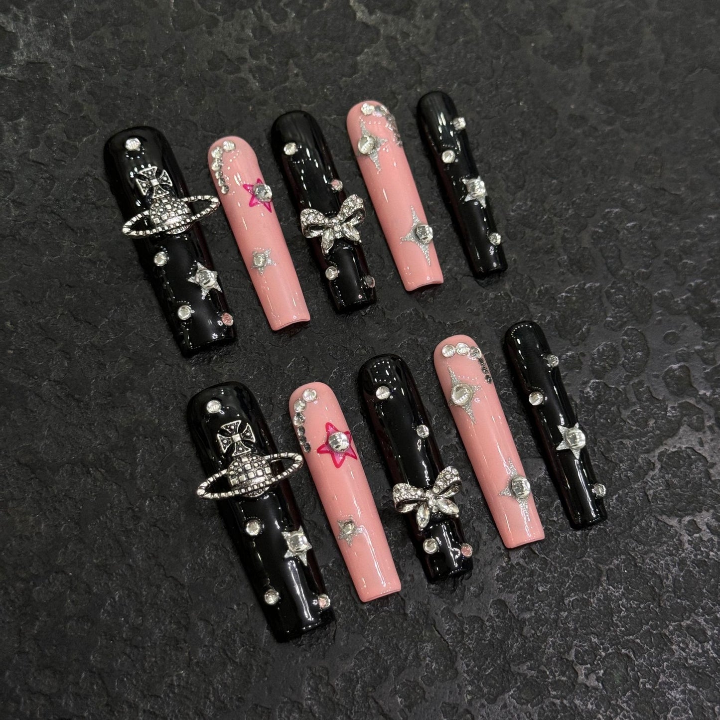 Pure handmade press on nails   nail art fake nails beauty | 365nails