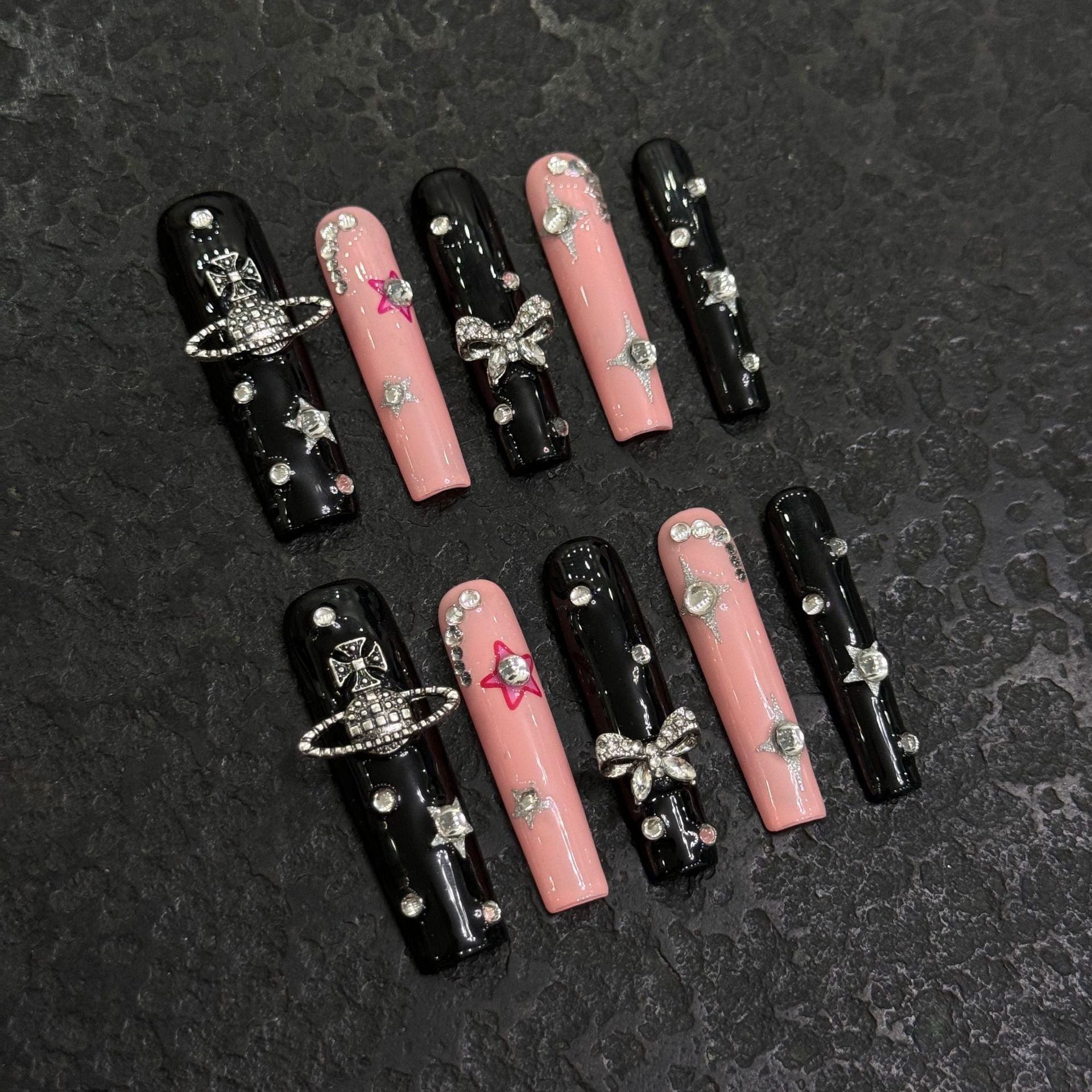 Pure handmade press on nails   nail art fake nails beauty | 365nails