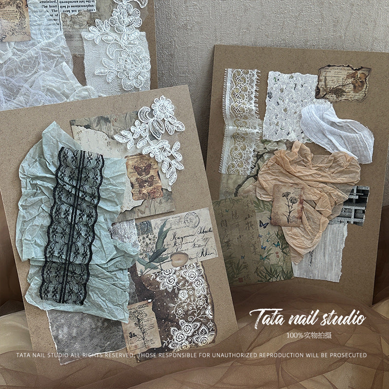 365nails: "Natural Vintage Nail Display Board Kit" – nail art photography props