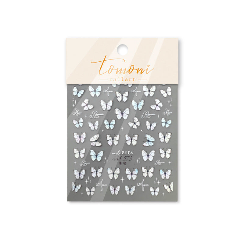 365nails: "Soft Pastel Butterfly" – Nail Art Stickers