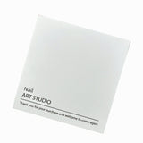 Press-On Nails Instruction Card High-end solid color nail card (MOQ:50 pieces)
