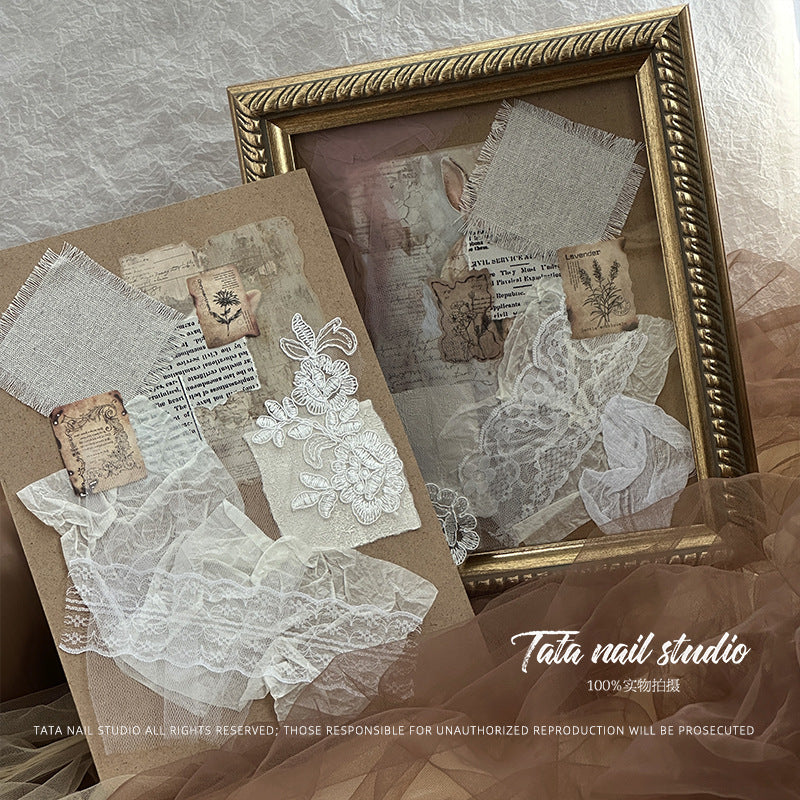 365nails: "Natural Vintage Nail Display Board Kit" – nail art photography props